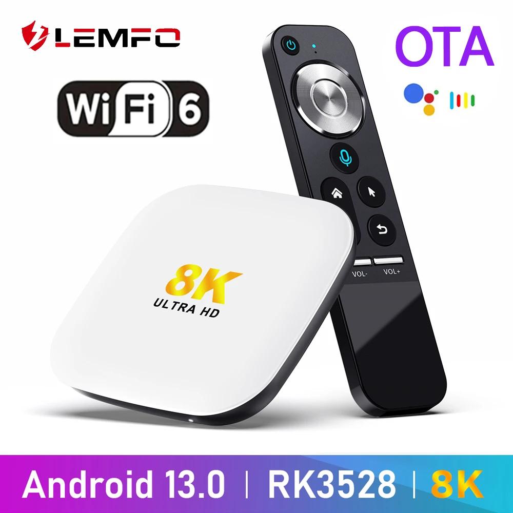 LEMFO Ʈ TV ڽ, ȵ̵ 13, RK3528, 8K, 1000M,  6, DDR4  ڽ,  , ̵ ÷̾, H96Max M2